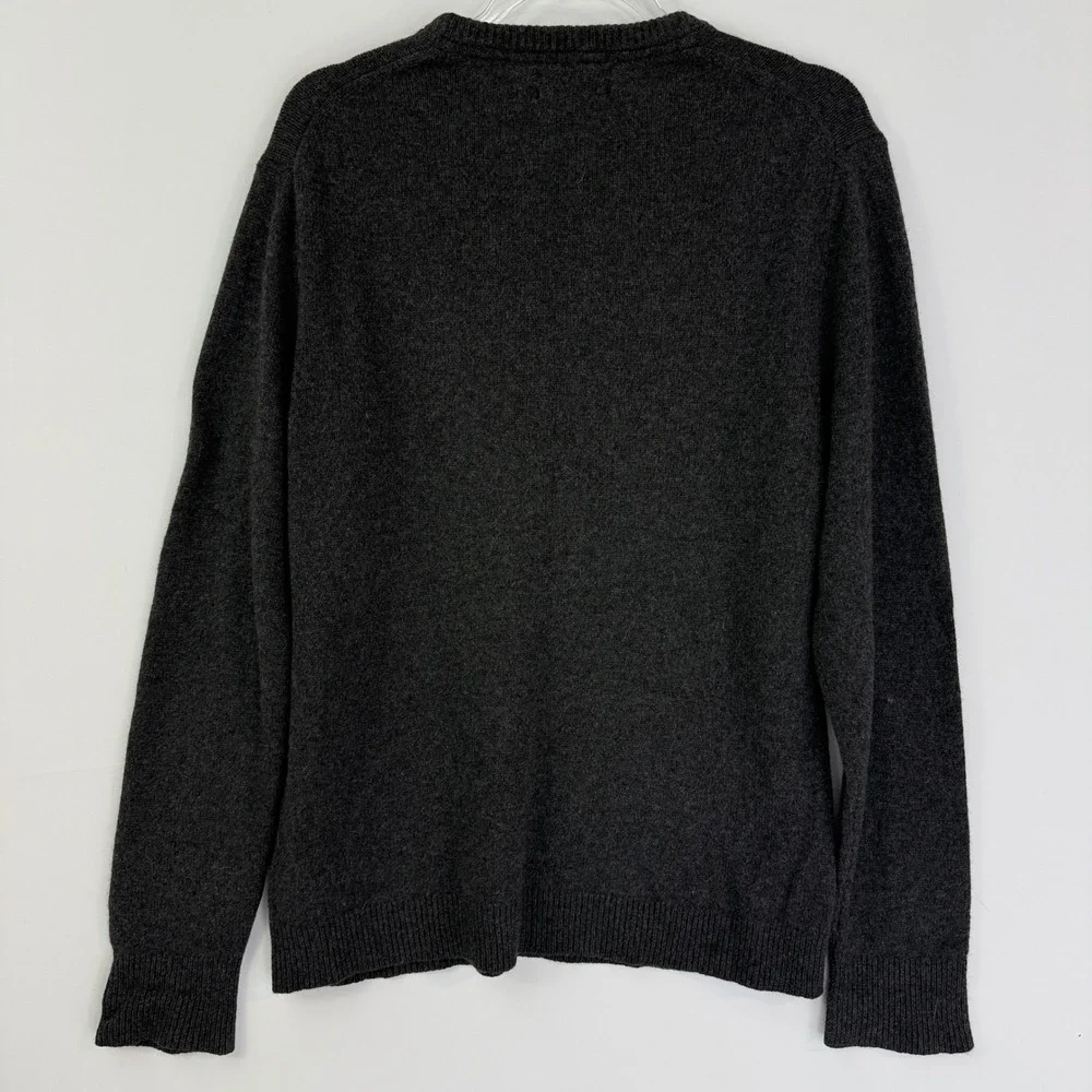 Patagonia Recycled Cashmere Crewneck Mens M Forge Grey 50525 Wool Blend Sweater